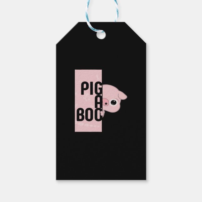Pig A Boo Gift Tags (Front)