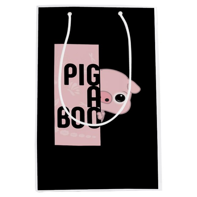 Pig A Boo Medium Gift Bag (Front)