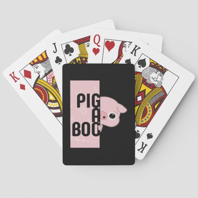 Pig A Boo Playing Cards (Back)