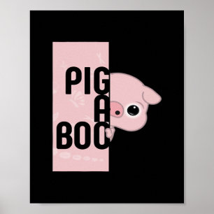 Pig A Boo Poster