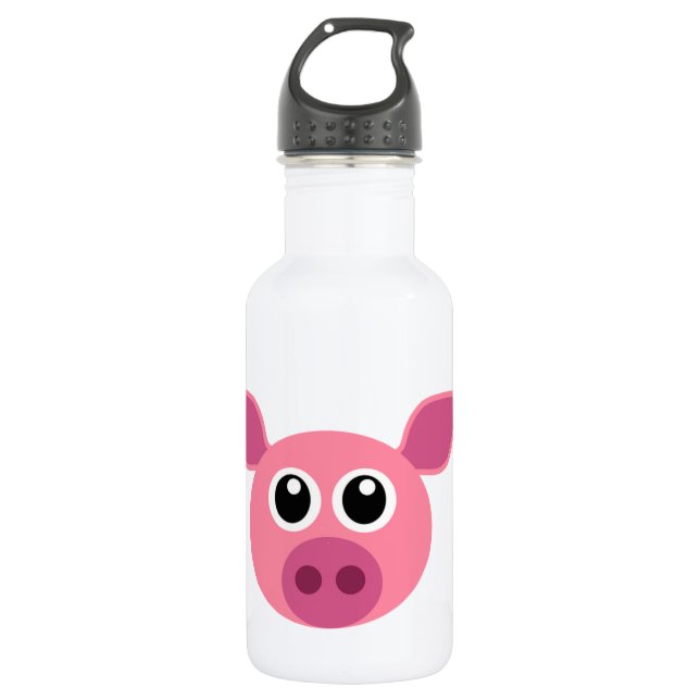 Pig and design items 532 ml water bottle (Front)