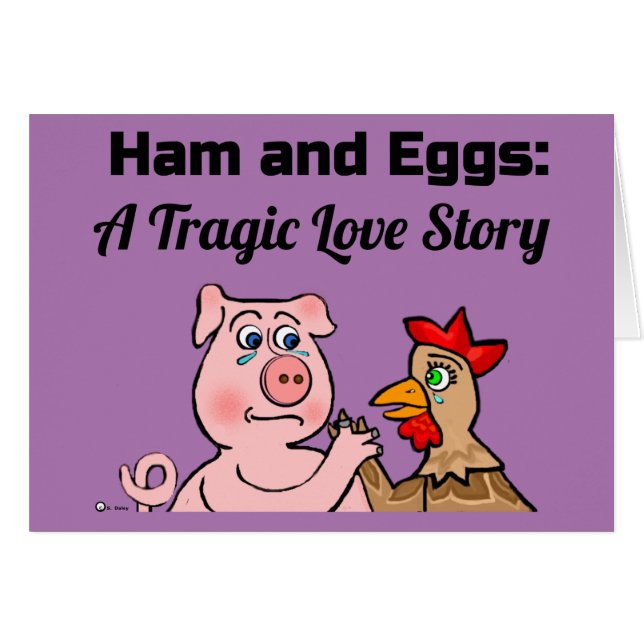 Pig and Hen A Cartoon Vegan Tragedy (Front Horizontal)