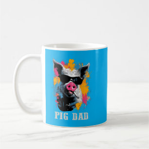 Pig Animal Funny Owner Fathers Day Coffee Mug
