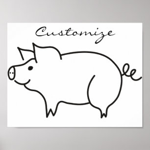 Pig Animal Thunder_Cove Poster