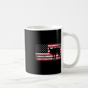 Pig Bbq Farmer Farm 4th Of July American Flag Usa Coffee Mug