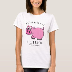 Pig Beach Island, Exuma, Bahamas -Big Major Cay T-Shirt