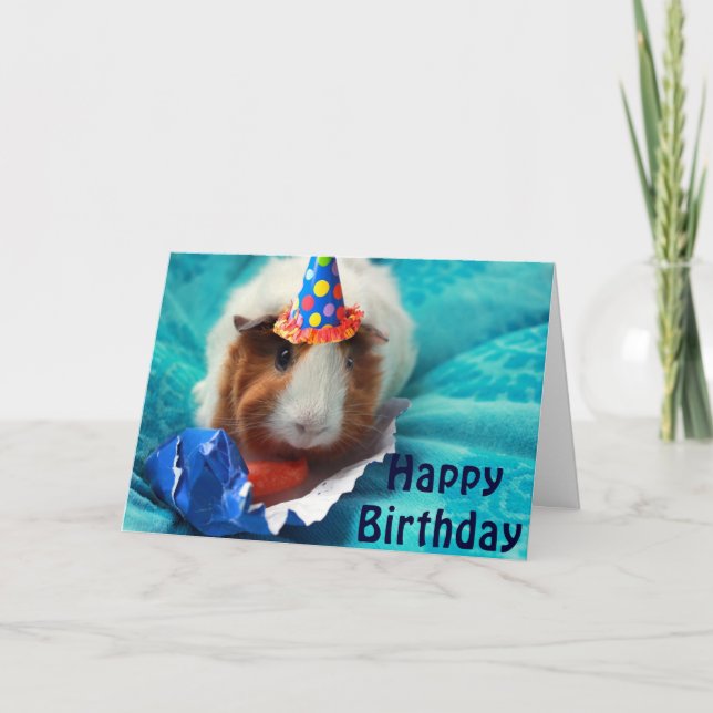 Pig Birthday Card (Front)