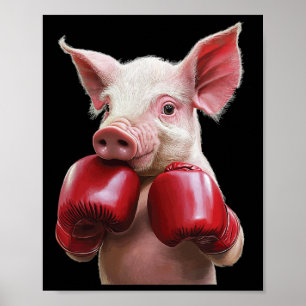 Pig Boxing  Poster