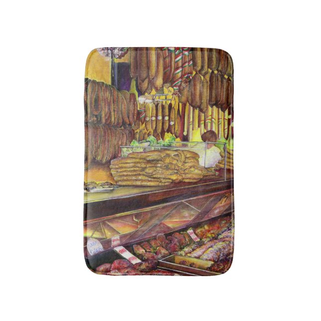 Pig, Budapest Bath Mat (Front Vertical)