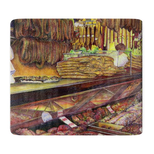 Pig, Budapest Cutting Board (Front)