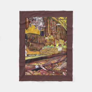 Pig, Budapest Fleece Blanket