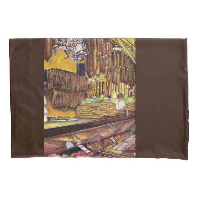 Pig, Budapest Pillowcase (Front)