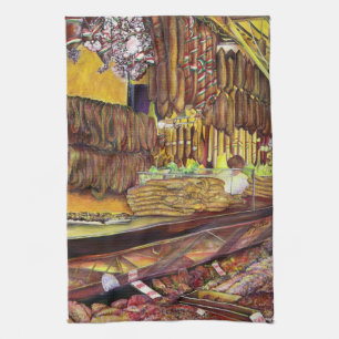 Pig, Budapest Tea Towel