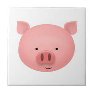 Pig Ceramic Tile