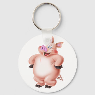 Pig, cerdo, porco, Schwein, cochon Key Ring
