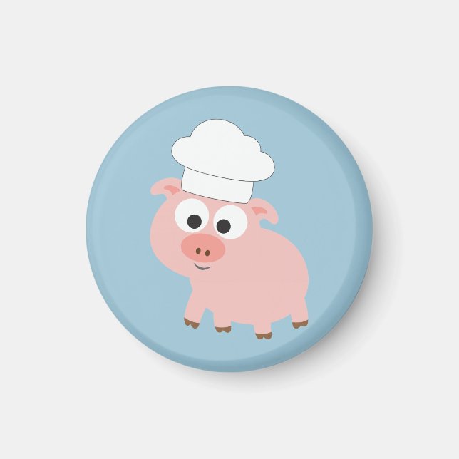 Pig Chef Magnet (Front)