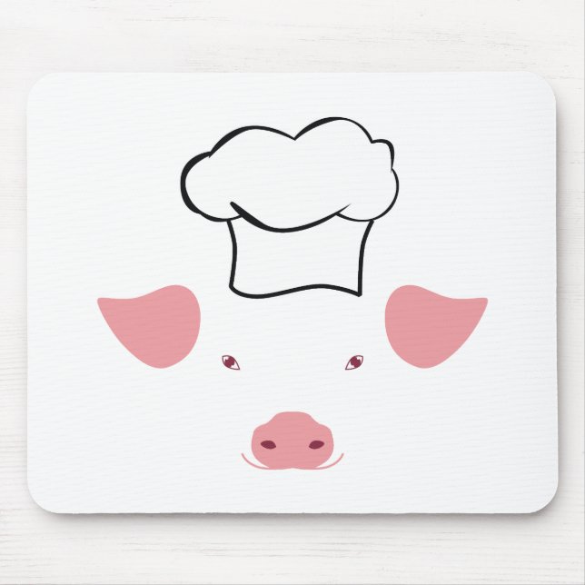 Pig Chef Mouse Pad (Front)