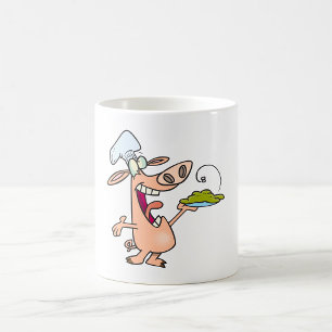 Pig Chef With Food Coffee Mug