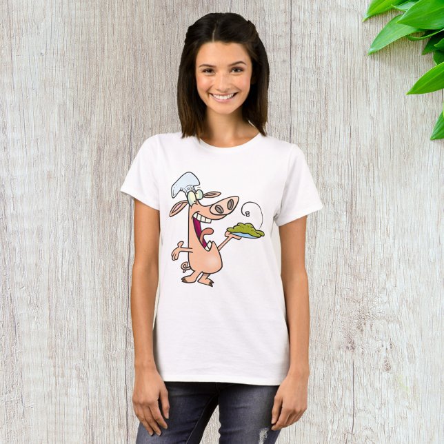 Pig Chef With Food T-Shirt (Creator Uploaded)