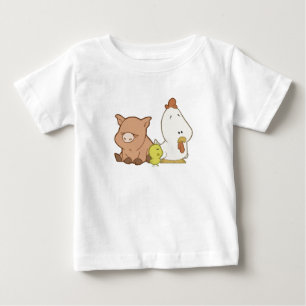 Pig, Chick, & Chicken Baby T-Shirt