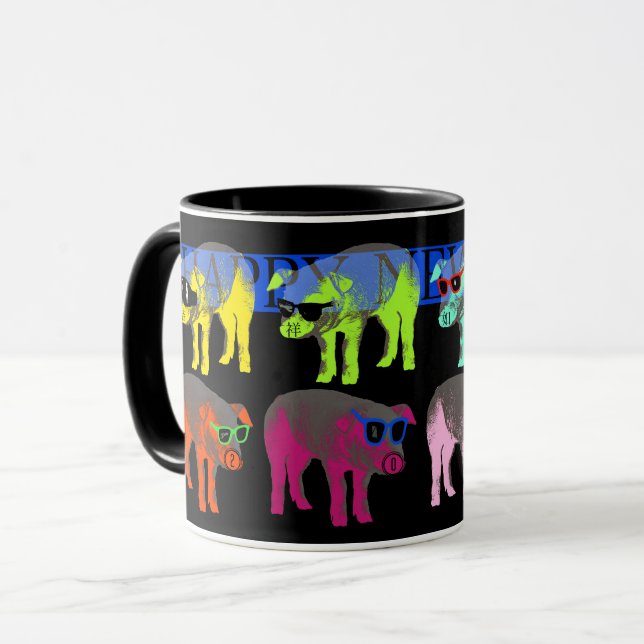 Pig Chinese New Year 2019 Pop Combo Mug (Front Left)