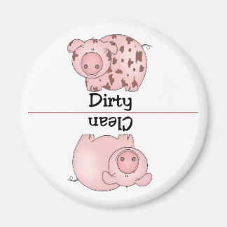 Pig Clean Dirty Dishwasher Magnet