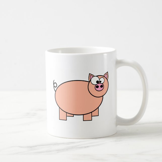 Pig Coffee Mug (Right)