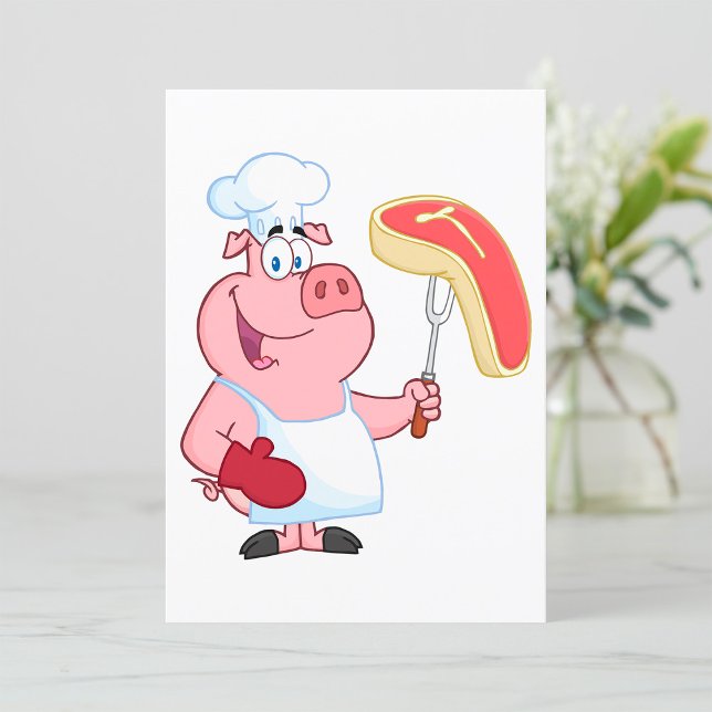 Pig Cooking Meat Invitation (Creator Uploaded)