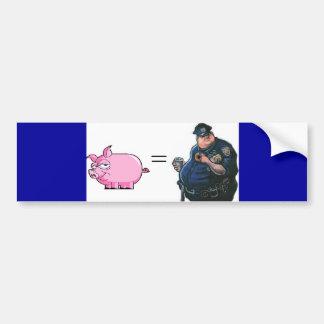 Pig = Cop Bumper Sticker