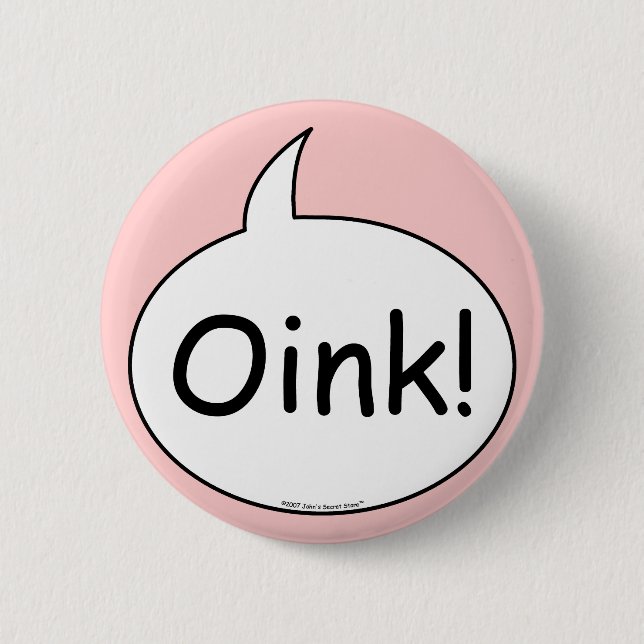 Pig Costume Button (Front)