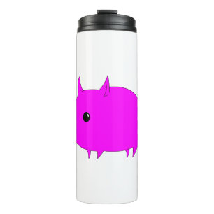 Pig Cute Magenta Animal Mammal Pink Animals Thermal Tumbler
