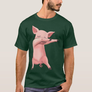 Pig Dabbing Dab Dance Funny Dancing Pig T-Shirt