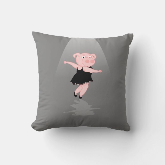 Pig Dancing Cushion (Front)