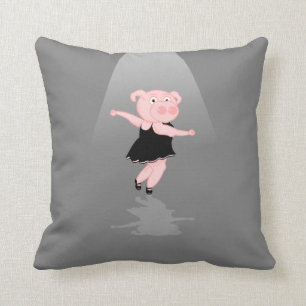 Pig Dancing Cushion