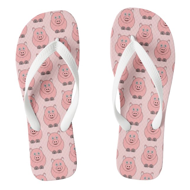 Pig Design Flip Flops (Footbed)