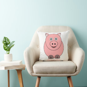 Pig Design Personalised Cushion