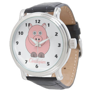 Pig Design Personalised Watch