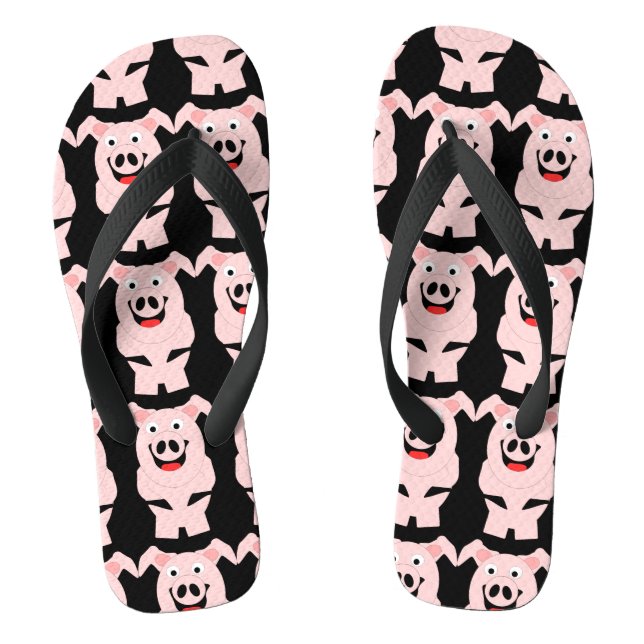 Pig Design Thongs (Footbed)