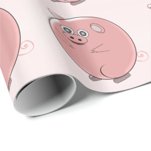 Pig Design Wrapping Paper