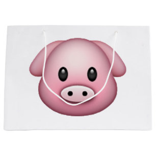 Pig - Emoji Large Gift Bag