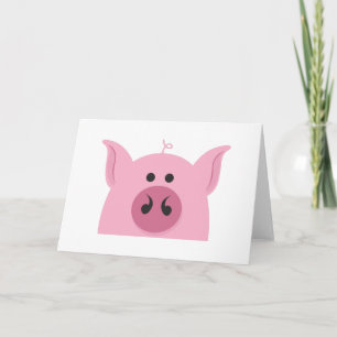 Pig Face Card