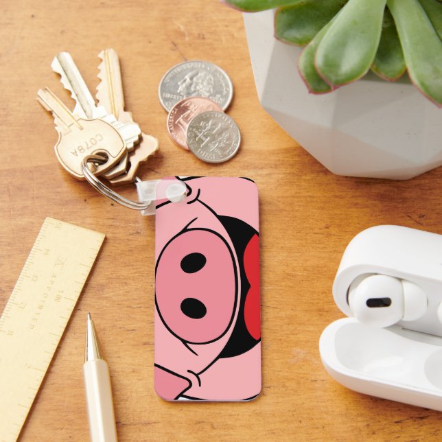 Pig Face Key Ring (Desk)