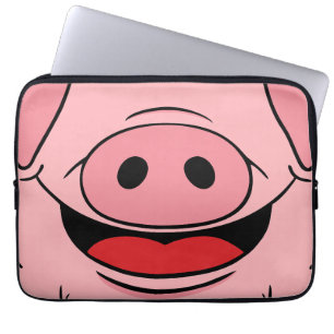 Pig Face Laptop Sleeve