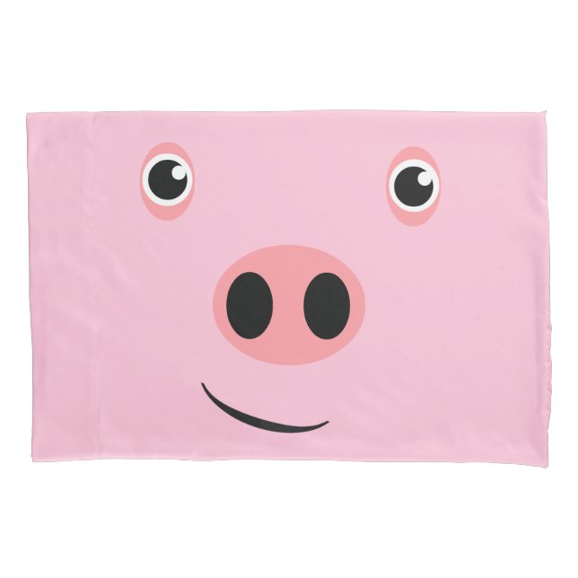Pig Faced Pillowcase (Front)