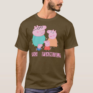 PIG FAMILY FUUNY FAMILY CUTE FAMILY T-Shirt
