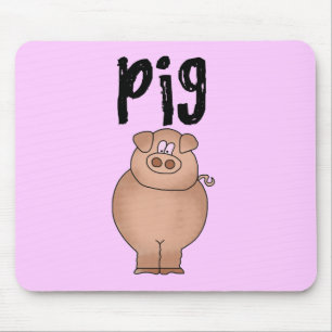 Pig Farm Animal Tshirts and Gifts Mouse Pad