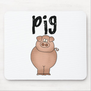 Pig Farm Animal Tshirts and Gifts Mouse Pad