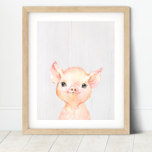 Pig Farm Nursery Art Print