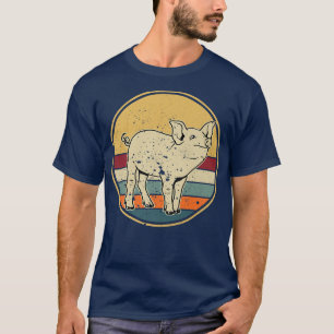 Pig Farm Pork Meat - Animal Piglet Farming Farmer  T-Shirt