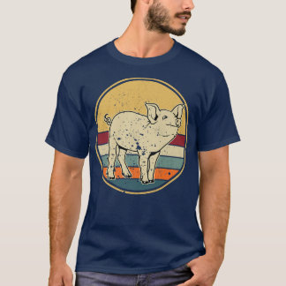 Pig Farm Pork Meat - Animal Piglet Farming Farmer  T-Shirt